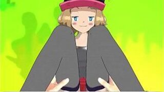 Встреча с покемонами Серены - порно видео