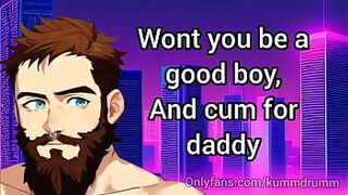 Будь хорошим мальчиком и кончи для меня (асмр) - порно видео