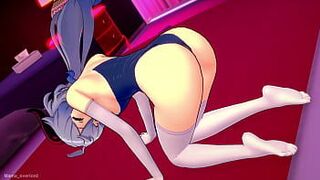 Дрочка ногами в Ганью (только в купальнике) - порно видео