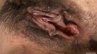 Киска красивой Сакуры Арагаки широко раскрыта - порно видео